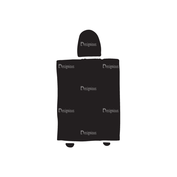 Travel Elements Set 1 Luggage 06 Svg & Png Clipart 1