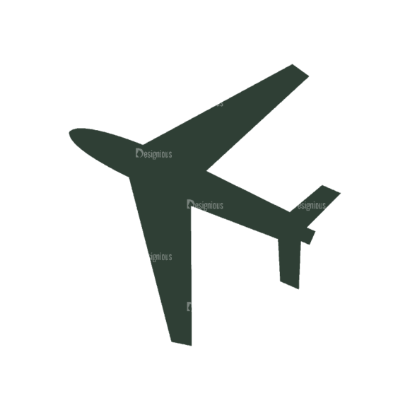 Travel Set 2 1 Airplane 15 Svg & Png Clipart 1