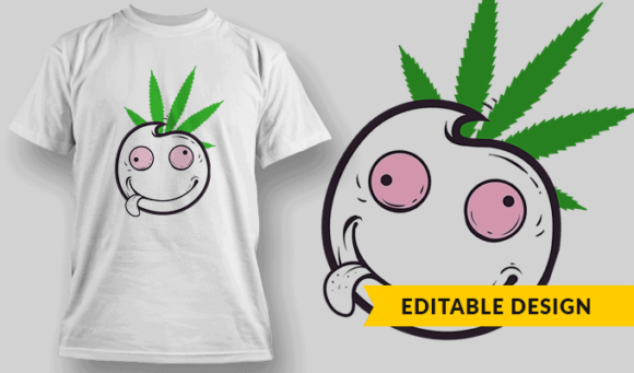 Stoned - Editable T-shirt Design Template 2443 1