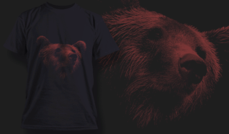 Bear | T-shirt Design Template 2521