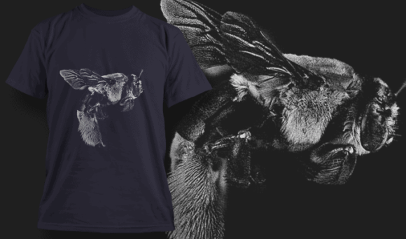 Bee | T-shirt Design Template 2518