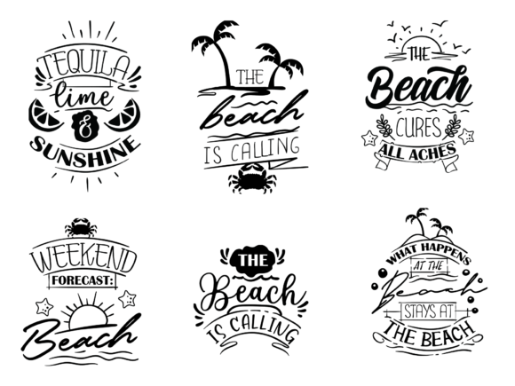 40x Summer Quotes With Decorations 2