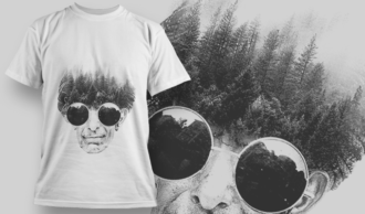 Double Exposure City | T-shirt Design Template 2715