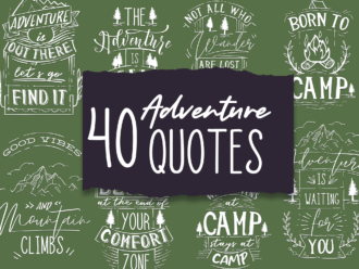 40x Adventure Quotes With Decorations