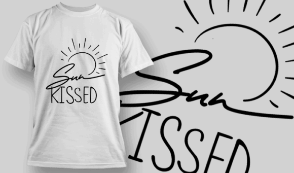Sunkissed | T-shirt Design Template 2632