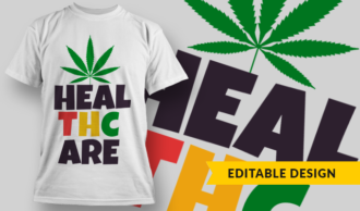 HealTHCare | T-shirt Design Template 2765