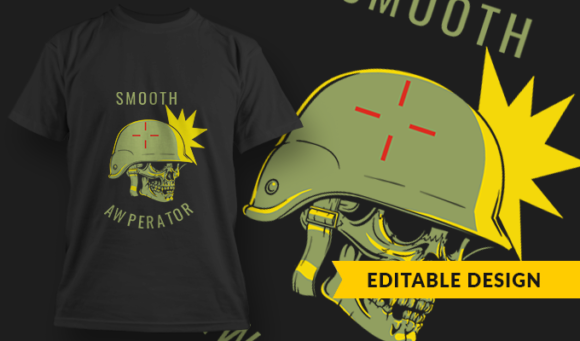 Smooth AWPerator | T-shirt Design Template 2755