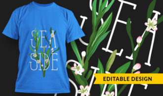 Seaside | T-shirt Design Template 2889