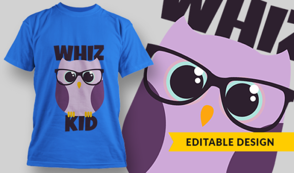 Whiz Kid | T-shirt Design Template 2900