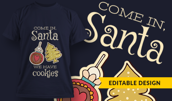 We Have Cookies - T Shirt Design Template 3422 1