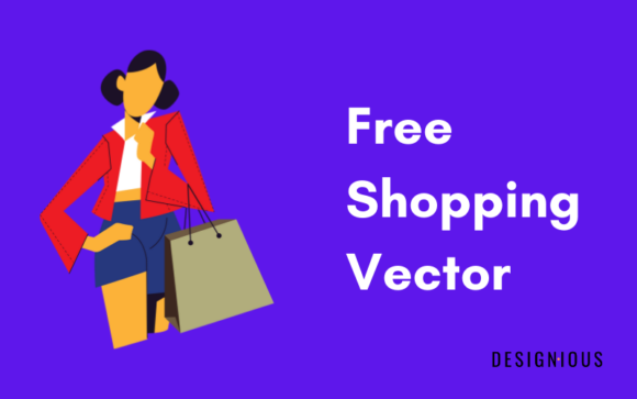 Woman Shopping Free Vector 1