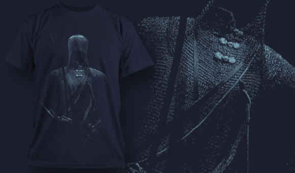Chainmail Armor - T Shirt Design Template 3486 1