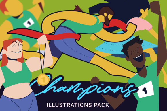 Champions Illustrations Pack 1