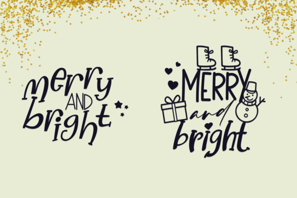 18x Christmas Quotes With Decorations 6