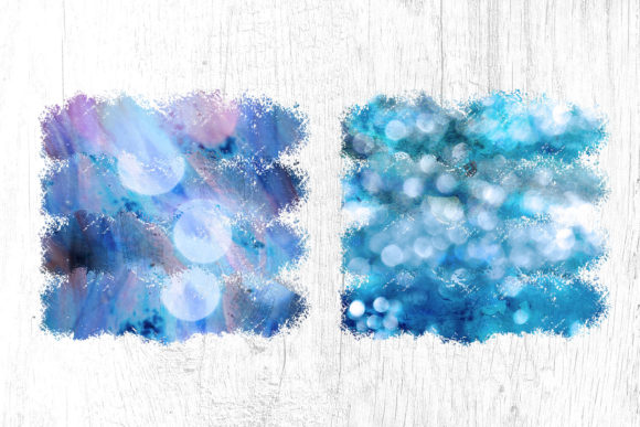 Blue Bokeh Backgrounds for Sublimation 2