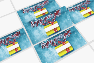 Free Enjoy your gift Christmas gift card preview