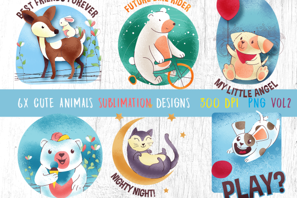 Cute Animals Sublimation vol-2-preview_0