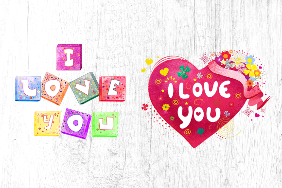 I Love You - Valentine's Day Sublimation Bundle Vol 6 1