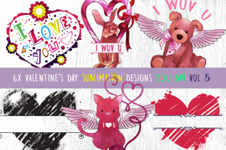 Valentines Day Sublimation vday vol5 preview