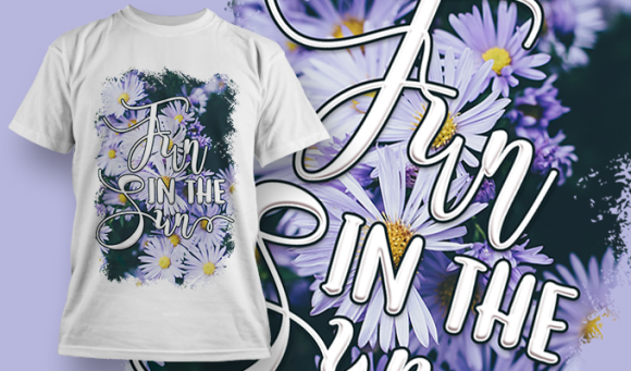 Fun In The Sun | T Shirt Design 3658 1