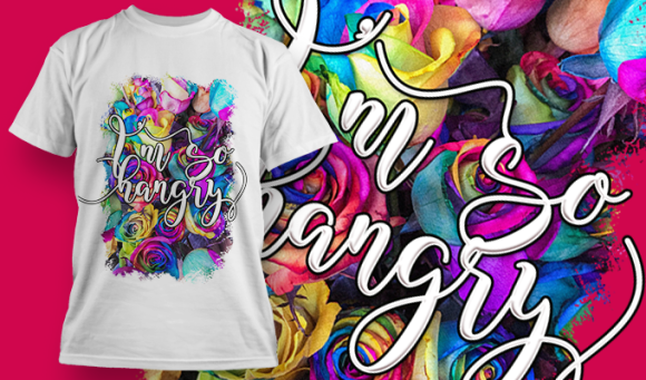 I'M So Hangry | T Shirt Design 3676 1
