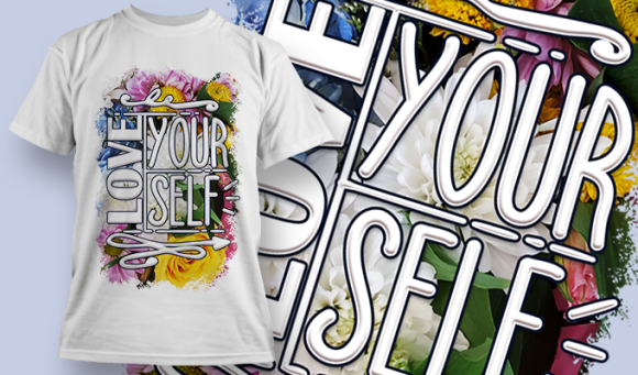 Love Yourself 1 | T Shirt Design 3693 1