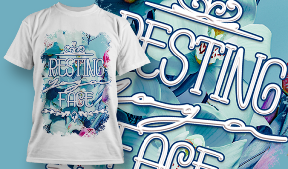 Resting Yoga Face | T Shirt Design 3717 1