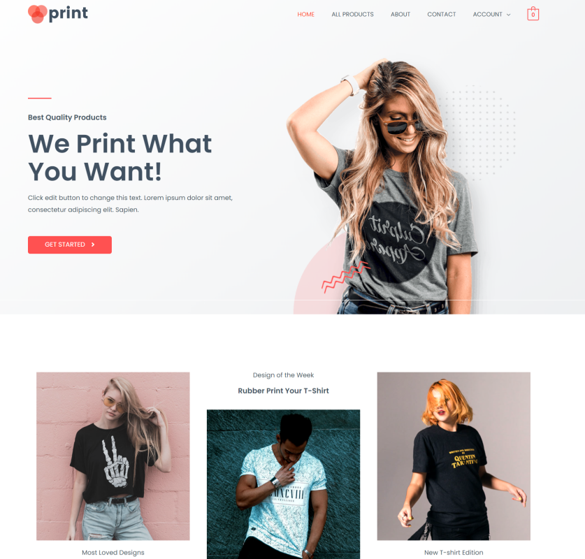 5 Best Free eCommerce WordPress Themes For Selling T-Shirts 3