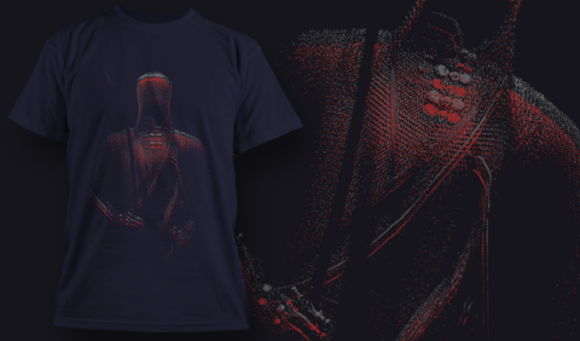 Living Armor | T Shirt Design Template 3809 1