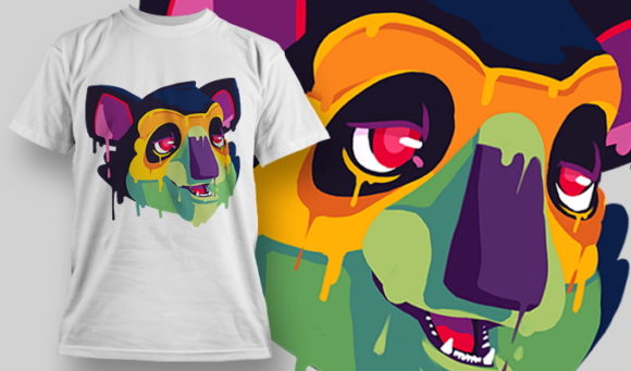 Koala | T Shirt Design Template 3928 1