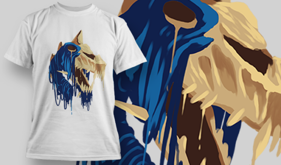 Dracolich | T Shirt Design Template 3965 1