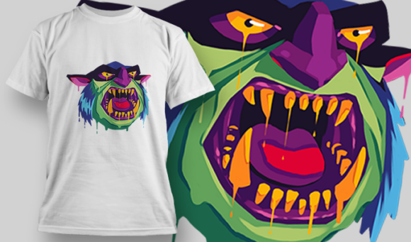 Ogre | T Shirt Design Template 3987 1