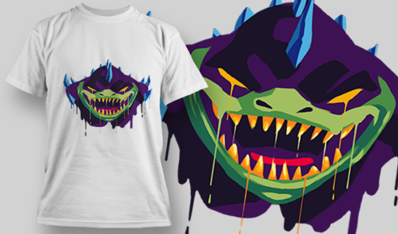Slaadi | T Shirt Design Template 3995 1