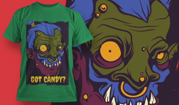 Got Candy? | T-Shirt Design Template 4080 1