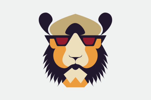 Balding Lion With Sunglasses 1