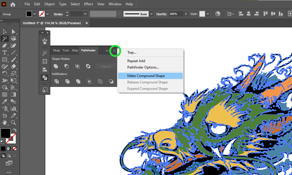 EZ Tip: How To Export Illustrator Art As Vector for Photoshop 13