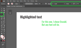 EZ Tip: How to add highlight color to text in Adobe Illustrator ...