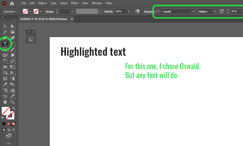 EZ Tip: How to add highlight color to text in Adobe Illustrator 3