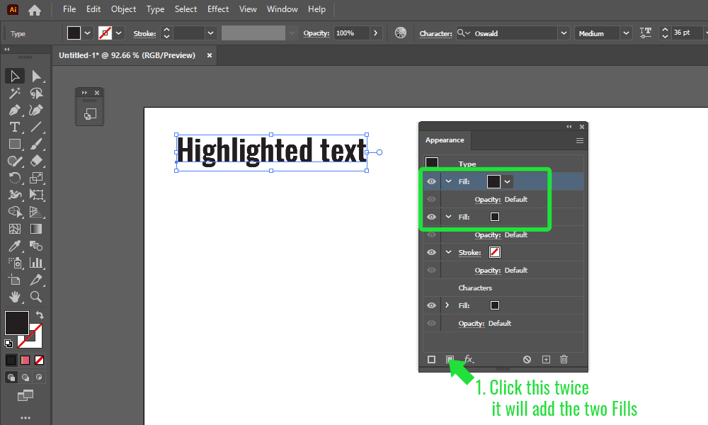 EZ Tip: How to add highlight color to text in Adobe Illustrator 7