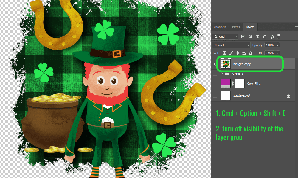 EZ Tip: How to clean up transparency and stray points for printing with Adobe Photoshop 21