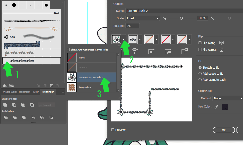 EZ Tip: How to create custom decorative brushes in Adobe Illustrator 51